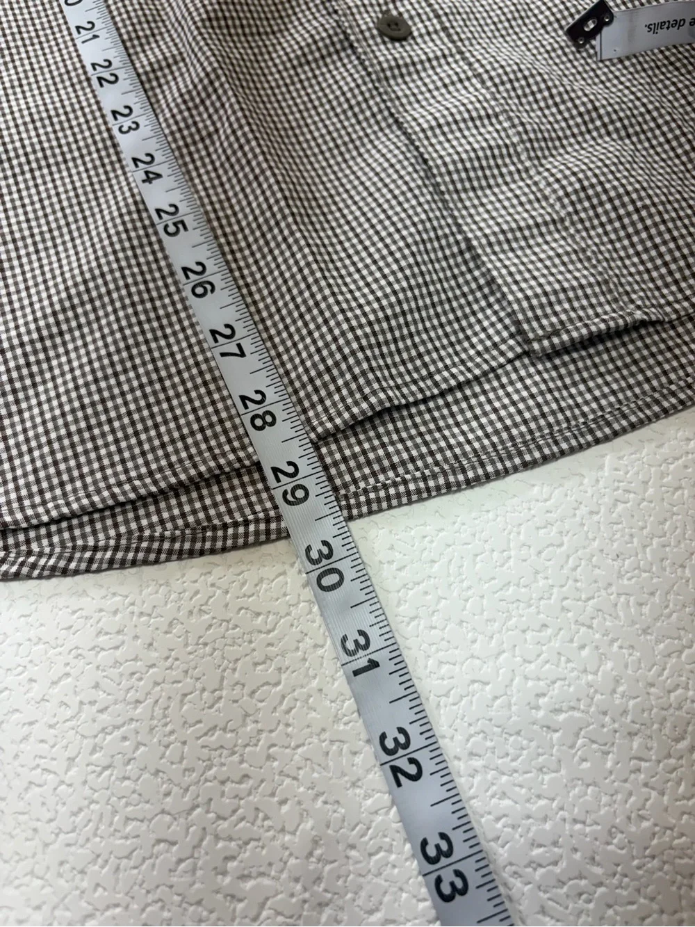 The North Face Men’s Short-Sleeve Micro Check Button Shirt - Black & White 1776